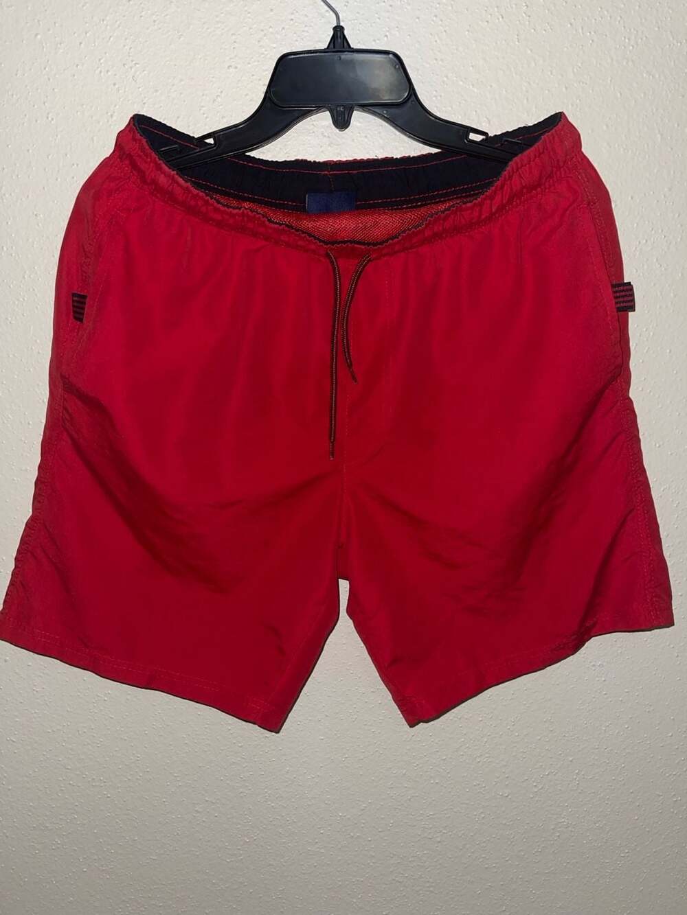 LC Waikiki Red and Black Two-Tone Swim Trunks, Size M